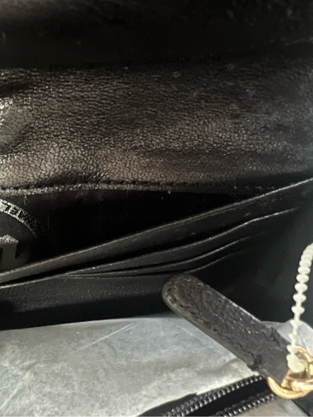 Michael Kors Black Ruched wallet